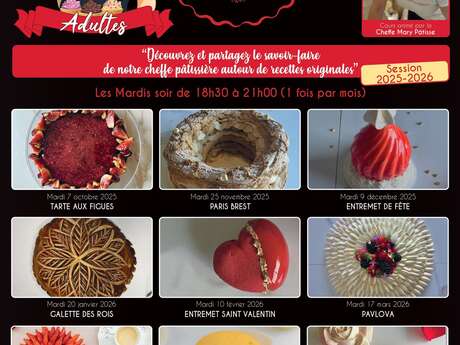 ATELIER PÂTISSERIE ADULTE 2025-2026