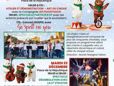 NADAL DES OURS - ARTS DU CIRQUE ET GOSPEL