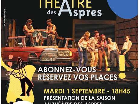 SAISON CULTURELLE THÉÂTRE DES ASPRES 26/27 - PRÉSENTATION