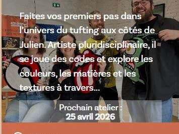 ATELIER INITIATION AU TUFTING RÉALISEZ VOTRE TAPIS
