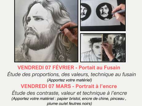 ATELIER DESSIN « PORTRAIT AU FUSAIN »