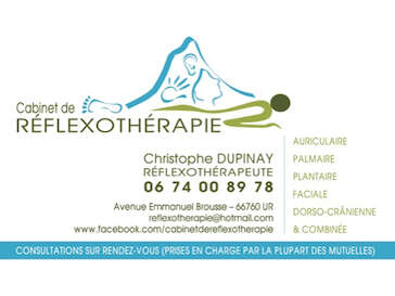 CABINET DE REFLEXOTHERAPIE-REFLEXOLOGIE CHRISTOPHE DUPINAY