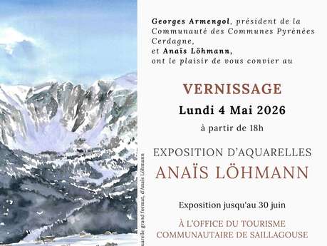 EXPOSITION D'AQUARELLES: "ANAÏS LÖHMANN"