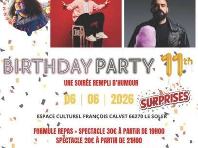 SOLER COMEDY CLUB FÊTE SES 11 ANS