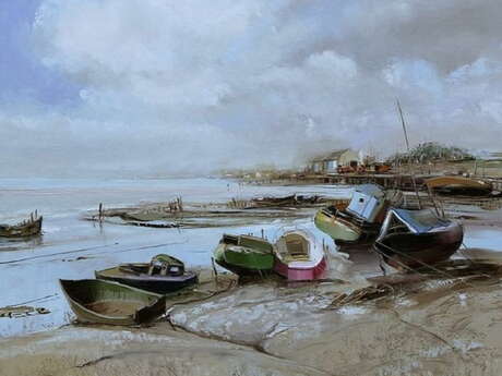 EXPOSITION UNE BALEINE A PORT-VENDRES DE MARIE-JOSE DOUTRES