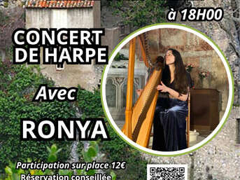 CONCERT DE HARPE - ERMITAGE SAINT ANTOINE DE GALAMUS