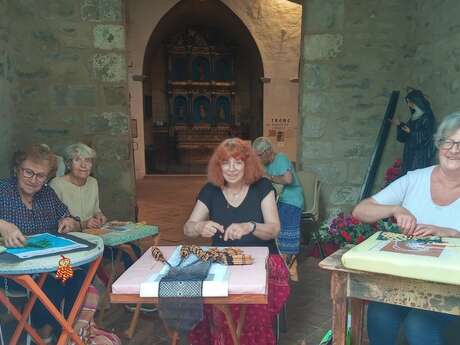 DEMONSTRATION BRODERIE ET DENTELLES