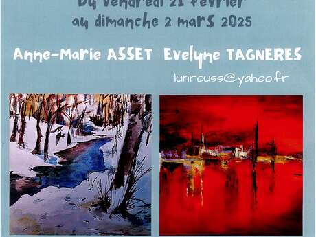 EXPOSITION D’ANNE-MARIE ASSET & EVELYNE TAGNÈRES