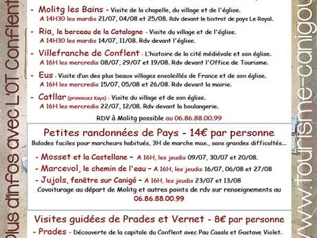 LES BALADES DU CONFLENT "MARCEVOL, LE CHEMIN DE L'EAU"