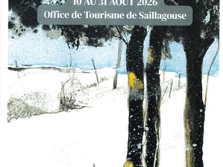 EXPOSITION HIVER CERDAN - PEINTURES PAR CHANTAL BOURSIAC