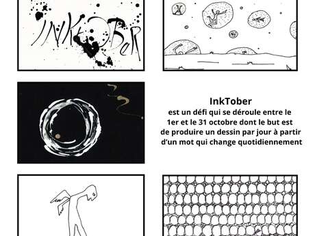 EXPOSITION « INKTOBER » PAR LES SCRIBBERS