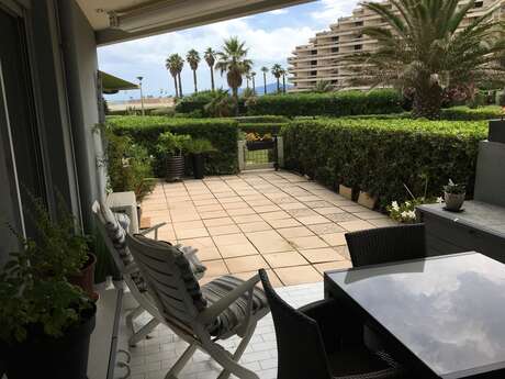 APPARTEMENT T2 VUE MER RDC AVEC JARDIN - 4 PERS. 1 CHBRE