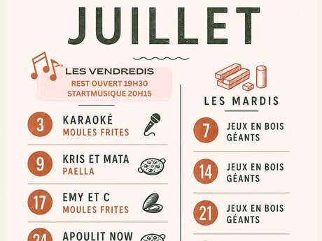 SOIRÉES MUSICALES AU PETIT RESTO DE FABIO