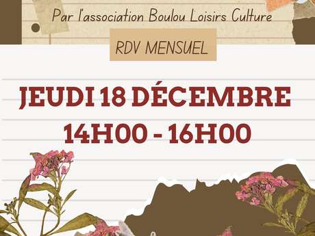 “JEUX D’ÉCRITURE” ASSOCIATION BOULOU LOISIRS CULTURE