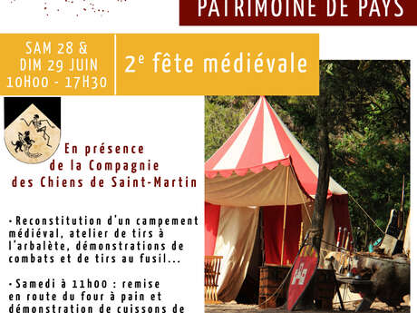 JOURNEES DU PATRIMOINE DE PAYS - 2EME FÊTE MÉDIÉVALE