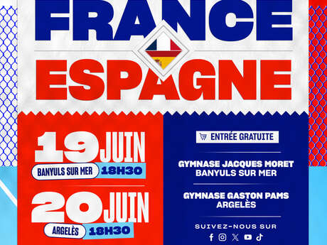 RENCONTRE FRANCE/ESPAGNE U17 DE HANDBALL
