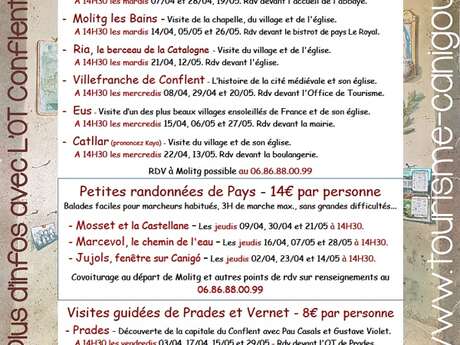 LES BALADES DU CONFLENT "JUJOLS, FENETRE SUR LE CANIGO"