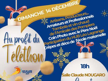 MARCHÉ DE NOËL (TÉLÉTHON)