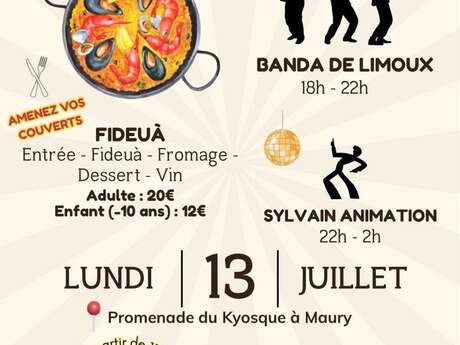FIDEUÀ ET ANIMATIONS - MAURY
