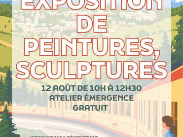 EXPOSITION DE PEINTURES SCULPTURES - MERCREDI 12 AOÛT