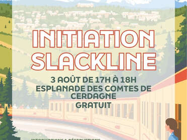 INITIATION SLACKLINE - LUNDI 3 AOÛT