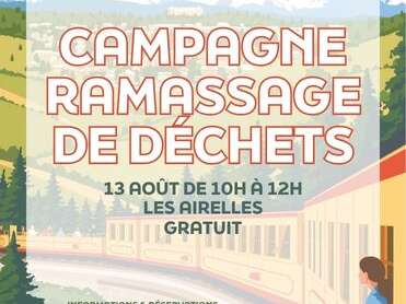 CAMPAGNE DE RAMASSAGE DES DÉCHETS - 13 AOÛT