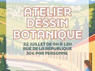 ATELIER DESSIN BOTANIQUE - MERCREDI 22 JUILLET