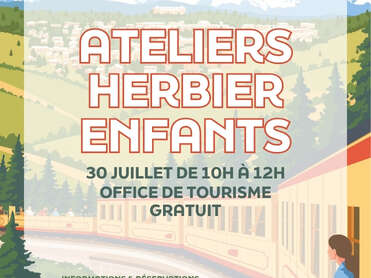 ATELIERS HERBIERS ENFANTS - JEUDI 30 JUILLET