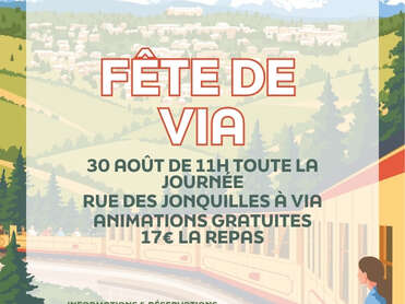FÊTE DE VIA - DIMANCHE 30 AOÛT