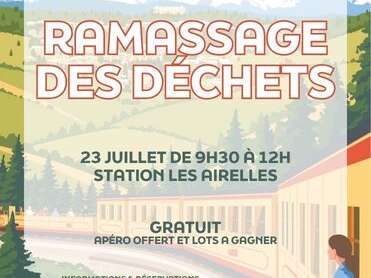 CAMPAGNE DE RAMASSAGE DES DÉCHETS - 30 JUILLET