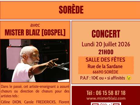 CONCERT GOSPEL AVEC MISTER BLAIZ