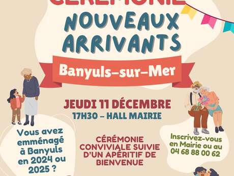 CEREMONIE D'ACCUEIL DES NOUVEAUX ARRIVANTS