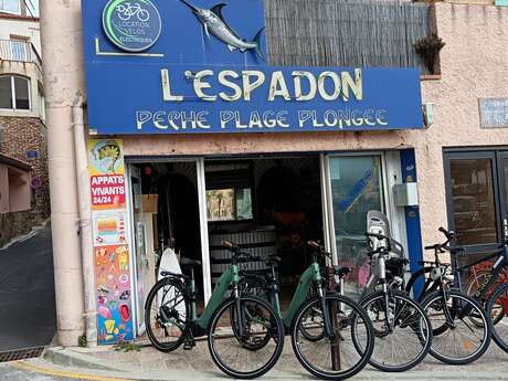 L'ESPADON - LOCATION DE VÉLO PLONGEE PECHE PLAGE