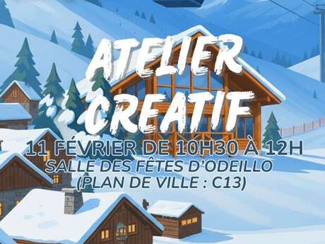 WINTER FAMILY WEEK - ATELIER CREATIF - LES ANIMAUX DE LA MONTAGNE