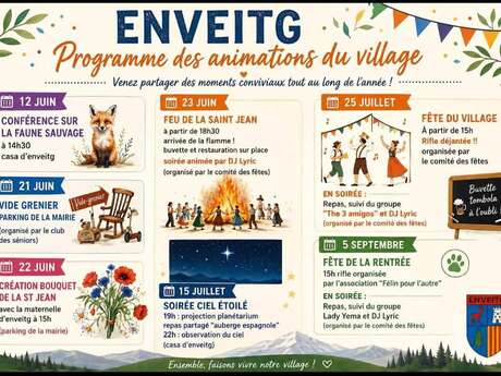 FÊTE DU VILLAGE - ENVEITG