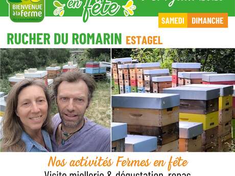 FERMES EN FÊTE AU RUCHER DU ROMARIN