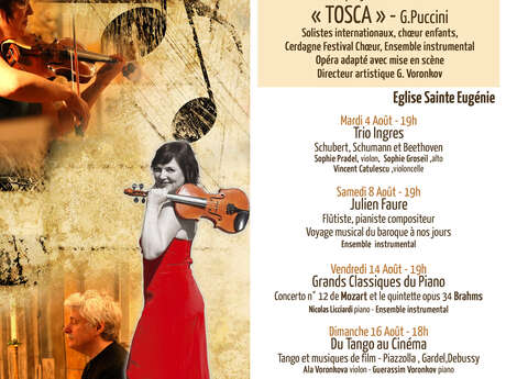 SAILLAGOUSE EN CONCERT - DU TANGO AU CINÉMA.