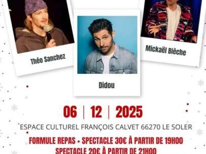 SOLER COMEDY CLUB - SOIRÉE SPÉCIALE NOËL