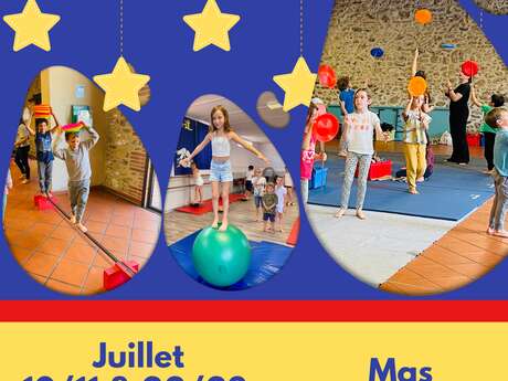 STAGE DE CIRQUE ORGANISÉ PAR L’ASSOCIATION  « LES ENFANTS DE LA TERRE »