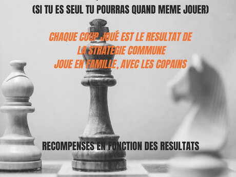TOURNOI D'ÉCHECS - JEUNES -20 ANS