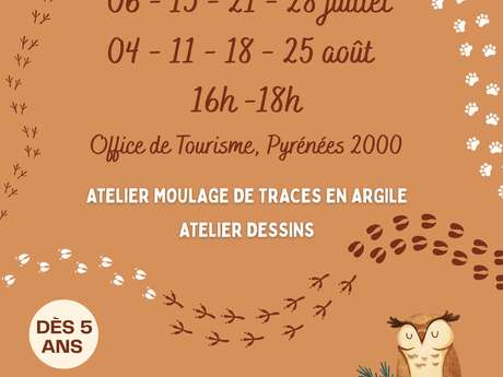 ATELIER: LES ANIMAUX DES PYRÉNÉES & LEURS TRACES