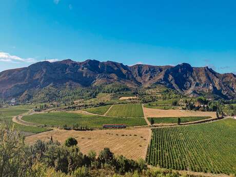 LE TRAIN ROUGE - TRAIN DU PAYS CATHARE ET DU FENOUILLEDES