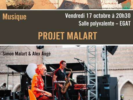 SAISON CERDANE - MUSIQUE - PROJET MALART: SIMON MALART & ALEX AUGÉ