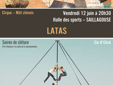 SAISON CERDANE - CIRQUE - MÂT CHINOIS: SOIRÉE DE CLÔTURE: LATAS -  SAILLAGOUSE