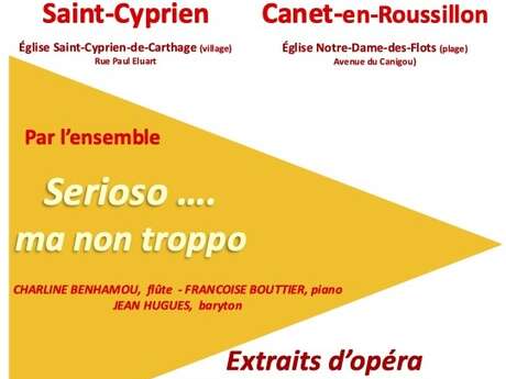 CONCERT PAR L'ENSEMBLE SERIOSO....MA NON TROPPO