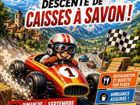 DESCENTE DE CAISSES À SAVON