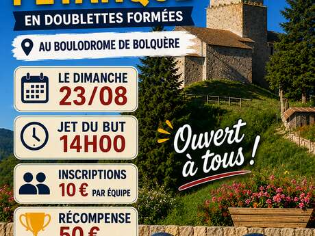 CONCOURS PÉTANQUE