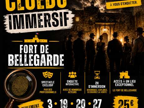 CLUEDO GRANDEUR NATURE AU FORT DE BELLEGARDE