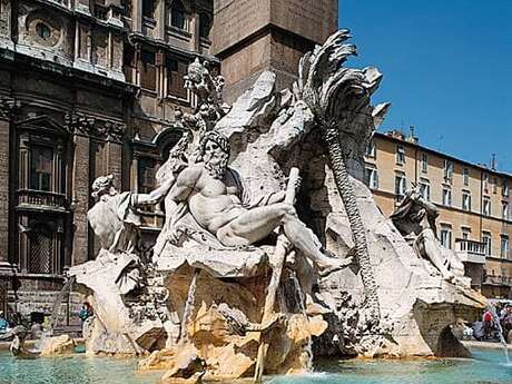 CONFÉRENCE SUR LES FONTAINES CONÇUES PAR LE BERNIN (GIANLORENZO BERNINI) À ROME AU XVIIE SIÈCLE.