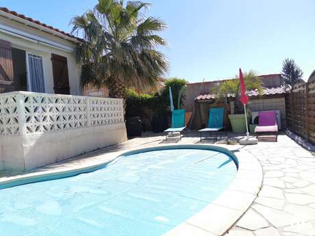 VILLA 5 PERS. 3 CHBRES AVEC PISCINE
